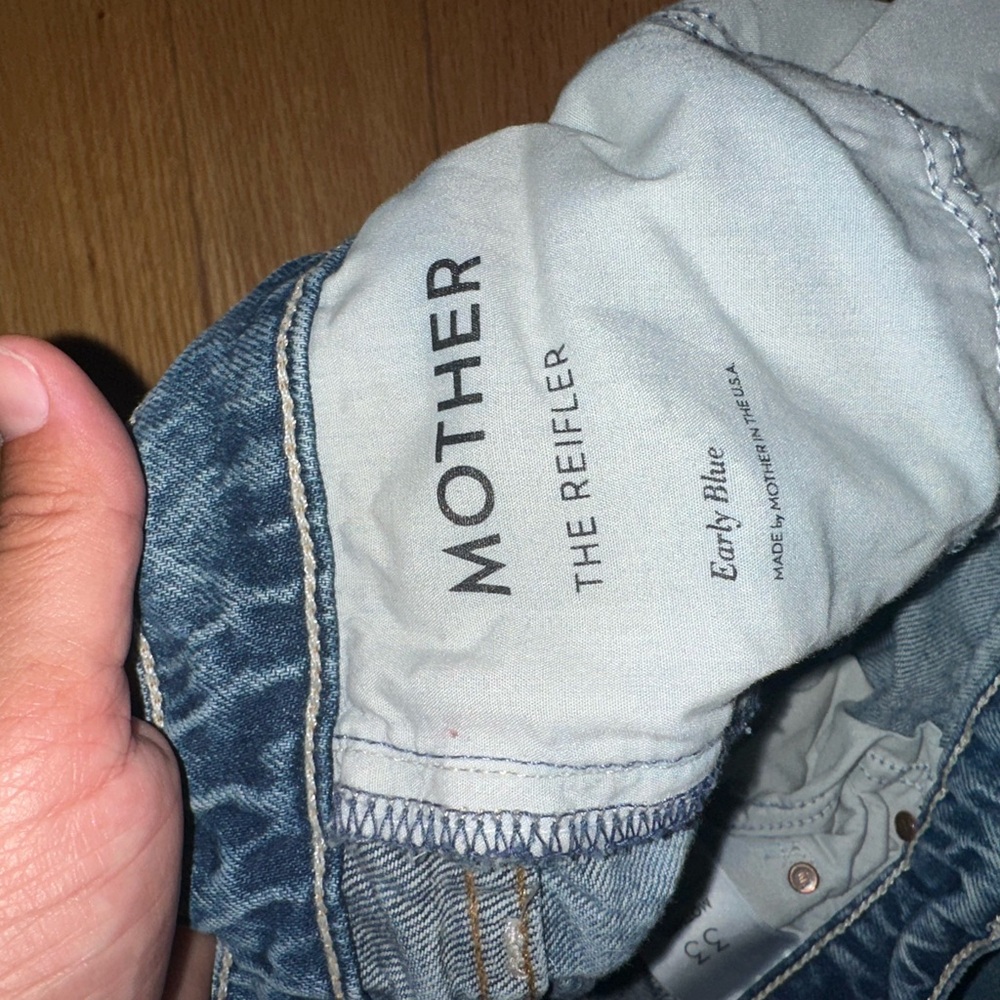 MOTHER Blue Flared High-Rise Jeans - Picture 5 of 6